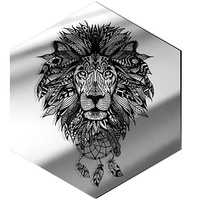 MIRROR DECORATIVE PANEL FOR THE WALL HEXAGON