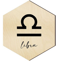 WOODEN DECORATIVE PANEL FOR A WALL HEXAGON