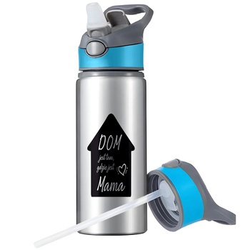 MUG SPORTS BOTTLE WATER BOTTLE WITH STRAW WITH HANDLE SURVIVAL 