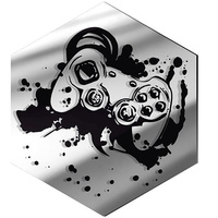  MIRROR DECORATIVE PANEL FOR THE WALL HEXAGON 