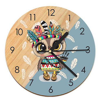 WOODEN WALL CLOCK FOR CHILDREN