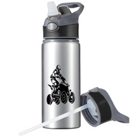 MUG SPORTS BOTTLE WATER BOTTLE WITH STRAW WITH HANDLE SURVIVAL 