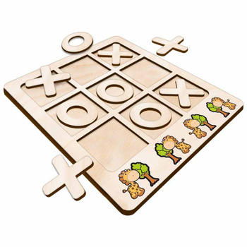 TIC TACK TOE GAME GIRAFFE ANIMAL