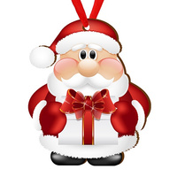 Wooden bauble for the Christmas tree