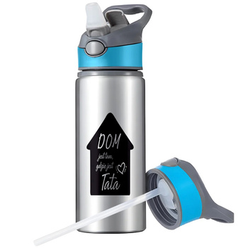 MUG SPORTS BOTTLE WATER BOTTLE WITH STRAW WITH HANDLE SURVIVAL 