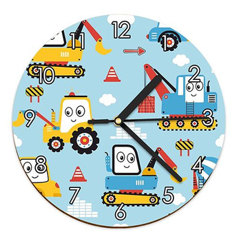 WOODEN WALL CLOCK FOR CHILDREN