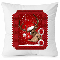 PILLOW, GIFT FOR SANTA'S DAY, WINTER STAR, CHRISTMAS CLAUS, REINDEER