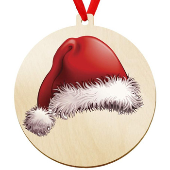 Wooden bauble for the Christmas tree