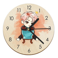 WOODEN WALL CLOCK FOR CHILDREN
