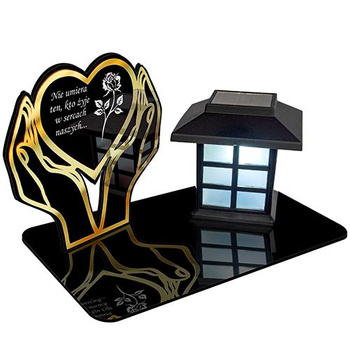 LED CANDLE SOLAR CANDLE LED STATUETTE BASE FOR CEMETERY