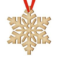 Wooden bauble for the Christmas tree