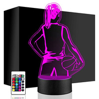LED NIGHT LAMP VOLLEYBALL VOLLEYBALL PLAYER + REMOTE