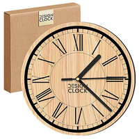 WALL CLOCK, WOODEN LOFT, MODERN