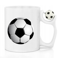 MUG HANDLE FOOTBALL for a FOOTBALL FAN FOOTBALL PLAYER
