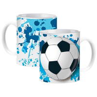 Football sports mug for a footballer