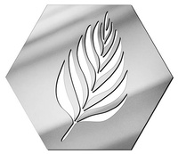  MIRROR DECORATIVE PANEL FOR THE WALL HEXAGON 