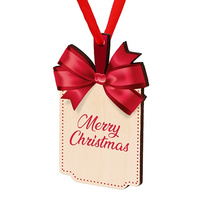 Wooden bauble for the Christmas tree
