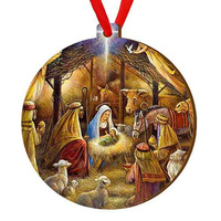 Wooden bauble for the Christmas tree