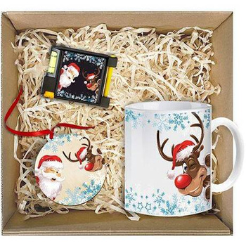 BASKET GIFT SET FOR SANTA'S DAY CHRISTMAS GIFT CHRISTMAS TREE CHRISTMAS BOX