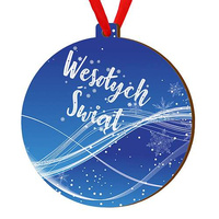 Wooden bauble for the Christmas tree