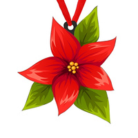 Wooden bauble for the Christmas tree