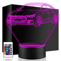 LED NIGHT LAMP AUDI A7 AUTO 3D + REMOTE