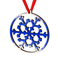 Wooden bauble for the Christmas tree