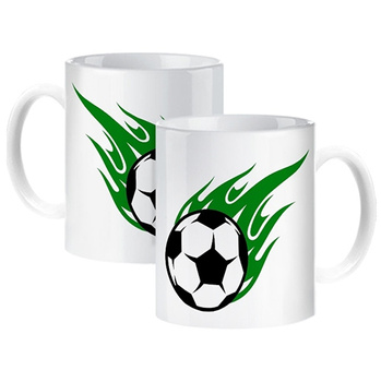 Football sports mug for a footballer