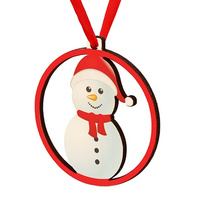 Wooden bauble for the Christmas tree