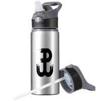 MUG SPORTS BOTTLE WATER BOTTLE WITH STRAW WITH HANDLE SURVIVAL 