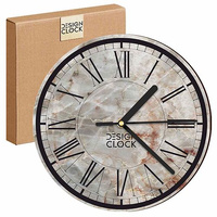 WALL CLOCK WOODEN CONCRETE