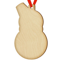 Wooden bauble for the Christmas tree
