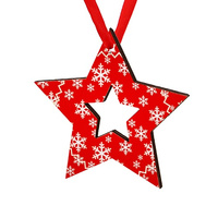 Wooden bauble for the Christmas tree