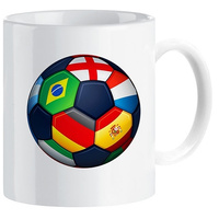 Football sports mug for a footballer