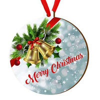 Wooden bauble for the Christmas tree