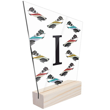 1st place Sports statuette luge for a luge runner