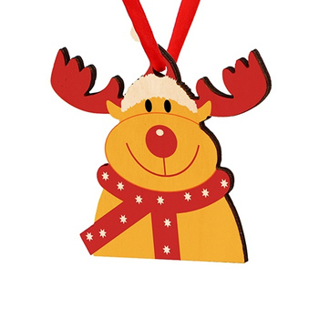 Wooden bauble for the Christmas tree