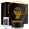 LED HANDBALL 3D NIGHT LAMP + REMOTE