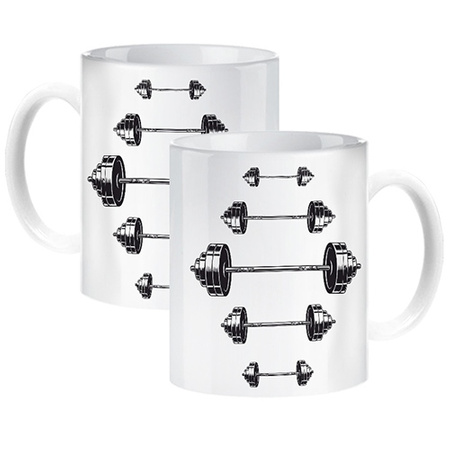 WEIGHT LIFTING MUG FOR A COMPETITOR