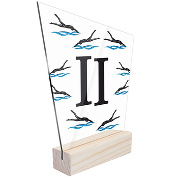 2 miejsce Statuetka sportowa skoki do wody dla skoczka