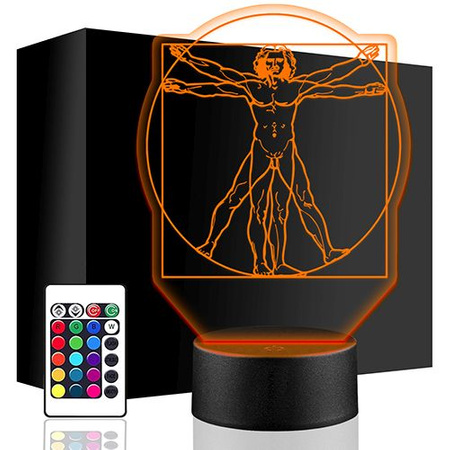 VITRVIAN MAN LED NIGHT LAMP + REMOTE