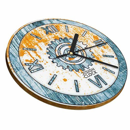 WALL CLOCK WOODEN IRON