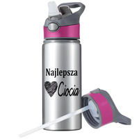 MUG SPORTS BOTTLE WATER BOTTLE WITH STRAW WITH HANDLE SURVIVAL