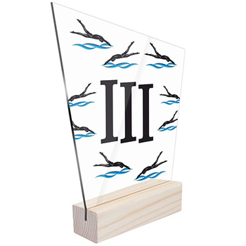 3 miejsce Statuetka sportowa skoki do wody dla skoczka