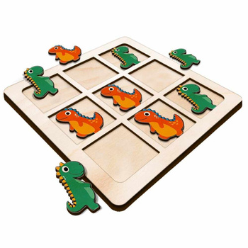 TIC TACK TOE GAME DINOSAUR