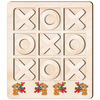 TIC TACK TOE GAME BEAR TEDDY FLOWERS