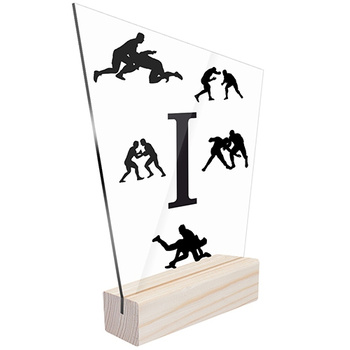 1st place Sports statuette wrestling for a wrestler