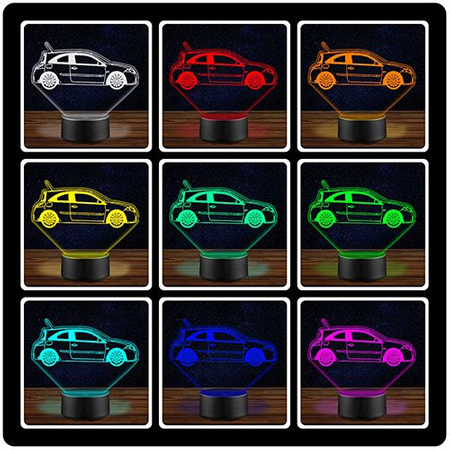  LED NIGHT LAMP CAR RENAULT MEGANE II 2 + REMOTE