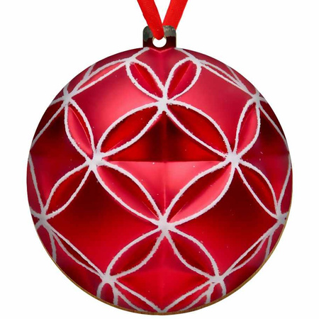 Wooden bauble for the Christmas tree