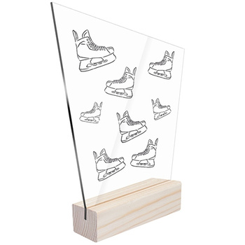 Sports statuette speed skating for a speed skating competitor